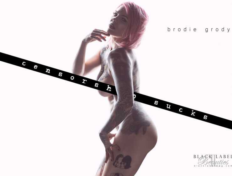 black label magazine, brodie grody, nude inked girls, nude models, portland strippers, exotic tattooed models, erotic